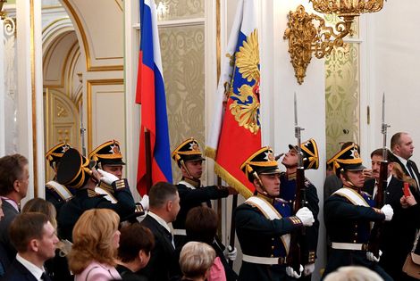 Инаугурация Президента России началась в Кремле