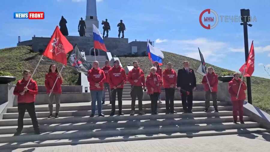 В ЛНР передали частицу Вечного огня из Александровского сада