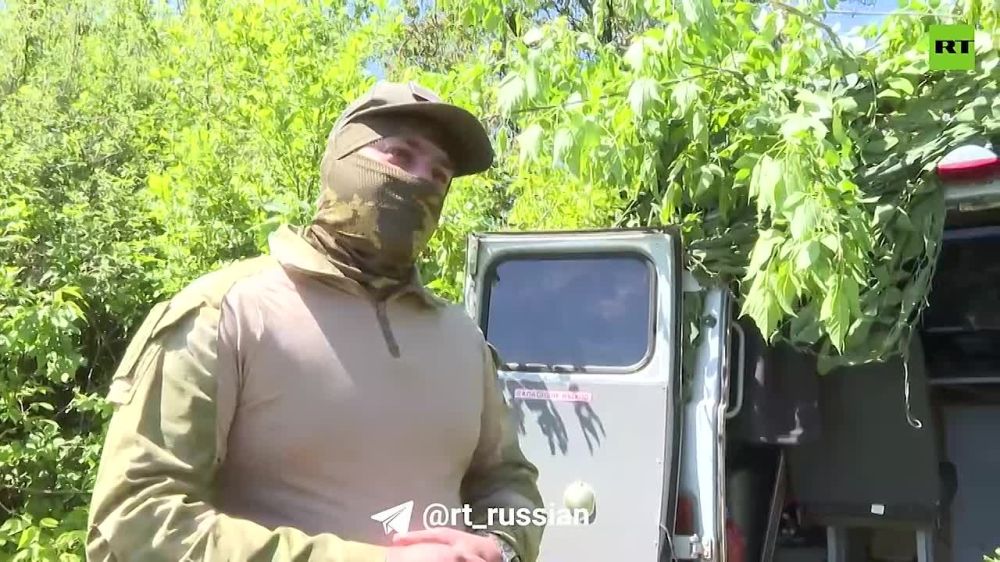 Расчёт ЗРК «Бук-М2» 52-го отдельного зенитного ракетного дивизиона охраняет небо над Артёмовском