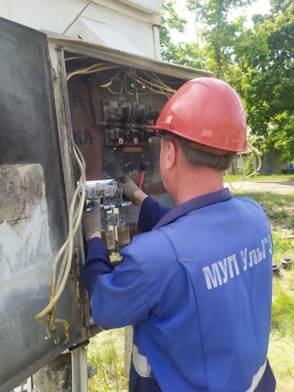 Ульяновские электрики отремонтировали трансформаторную подстанцию в селе Западное