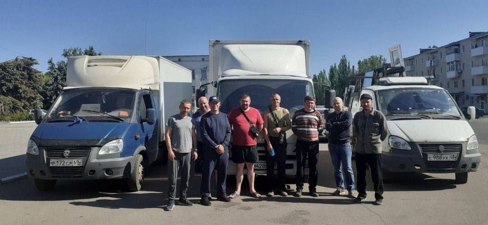 Сергей Колягин: Волонтеры из города Воронежа под руководством Сергея Яковлева вновь протянули руку помощи жителям города Попасная