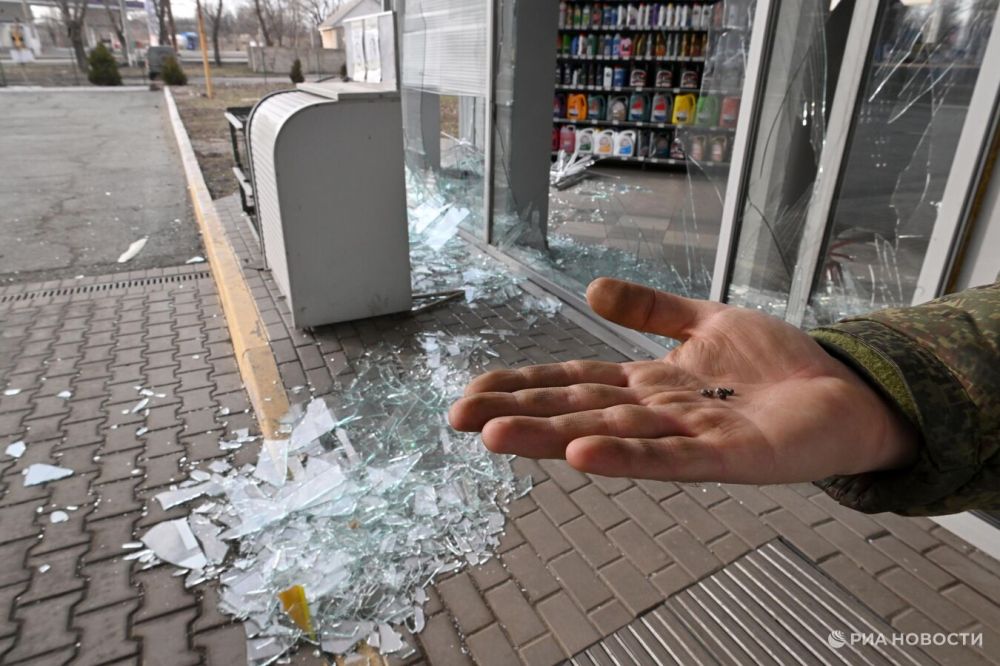 ВСУ обстреляли Первомайск в Луганской Народной Республике