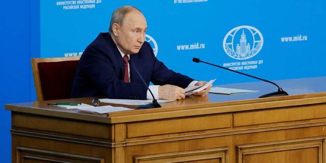 Путин назвал условия для переговоров с Украиной