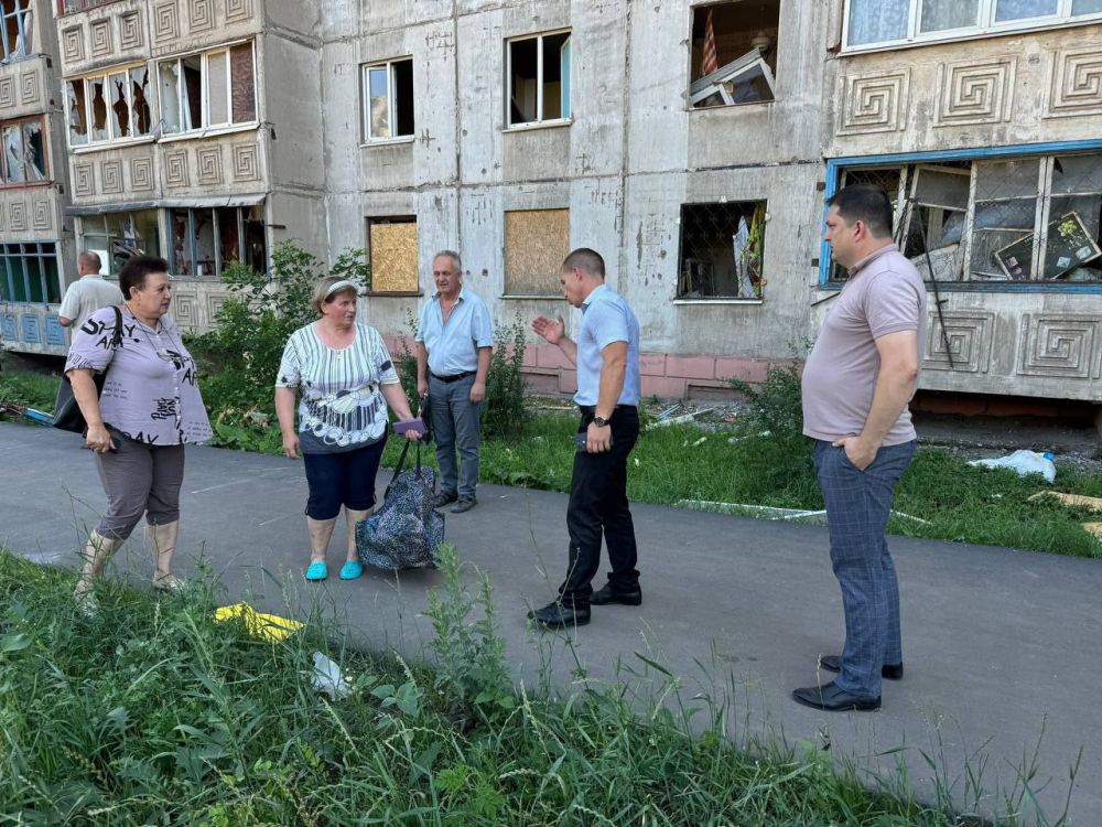 Сергей Колягин: Встретился с жителями наиболее пострадавшего от атаки ВСУ многоквартирного дома