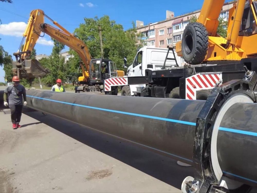 Строительство нового магистрального водовода Свердловск–Молодогвардейск выполнено на 70%