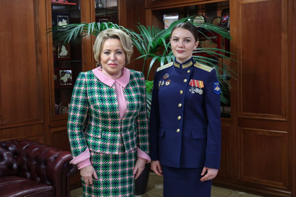 Дарья Лантратова: Председатель Совета Федерации Валентина Матвиенко стала наставником одной из участниц программы «Время героев»