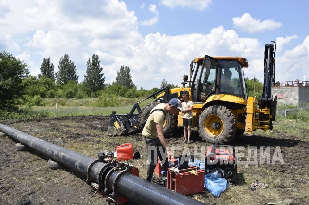 В 2024 году регион-шеф в рамках «Специального инфраструктурного проекта» планирует восстановить в Брянке 3 водовода общей протяженностью 2,63 км