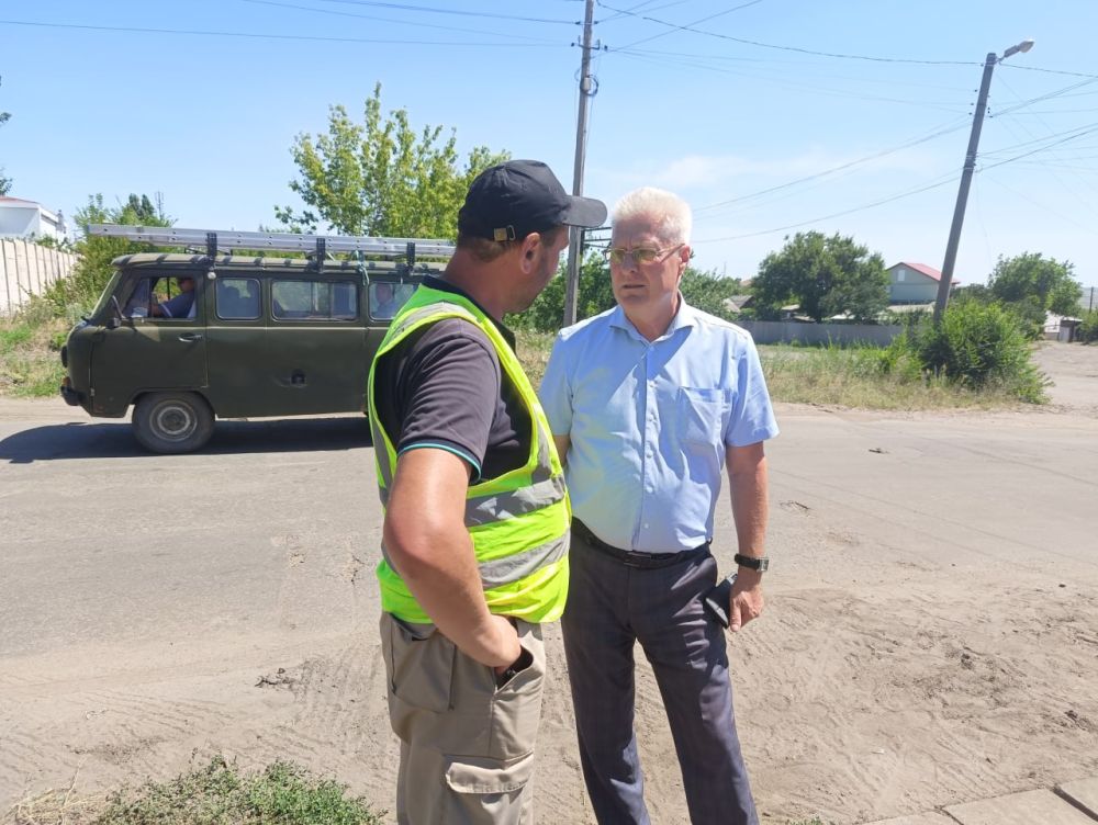 Сергей Козенко: Сегодня посетил объект капитального ремонта участка водовода в городе Краснодоне