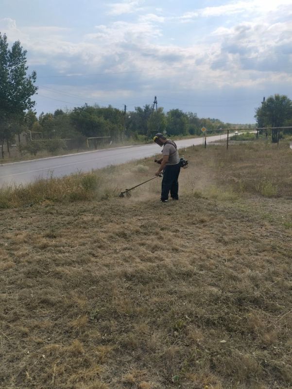 Работы по благоустройству продолжаются и в Ирмино