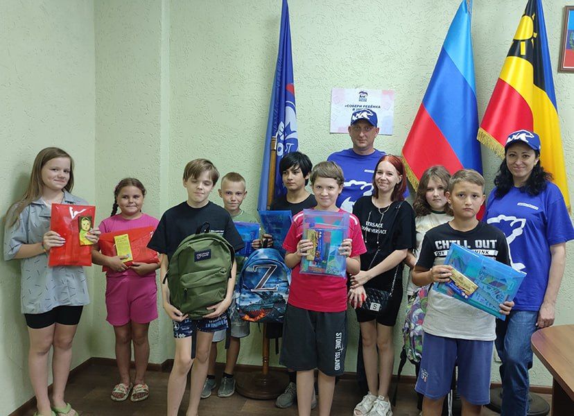 Акция «Собери ребенка в школу» успешно продолжается