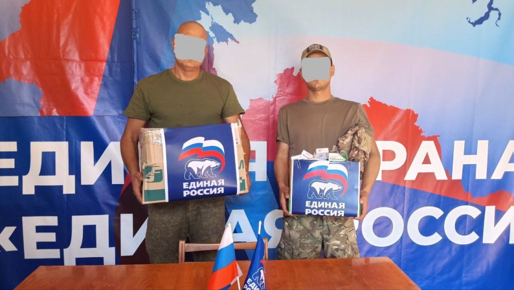 Меловские единороссы поддержали бойцов СВО