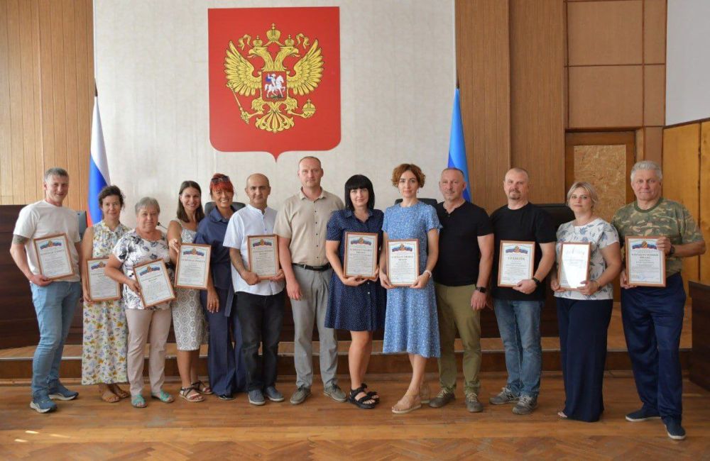 Проводили десятую группу врачей из региона-шефа, которые в течение месяца оказывали поддержку своим коллегам из Первомайской...