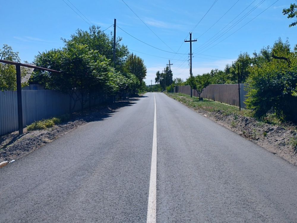 В Луганской Народной Республике завершился ремонт автодороги 43Н-034 Молодогвардейск – Таловое – (Волнухино – Первозвановка – Краснодон)