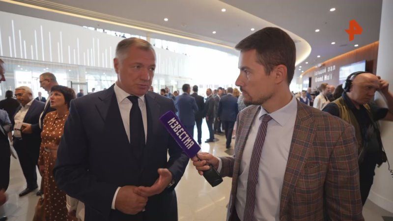 "Мы выполняем все намеченные планы": о восстановлении новых регионов рассказал вице-премьер Марат Хуснуллин корреспонденту РЕН ТВ Игорю Балдину