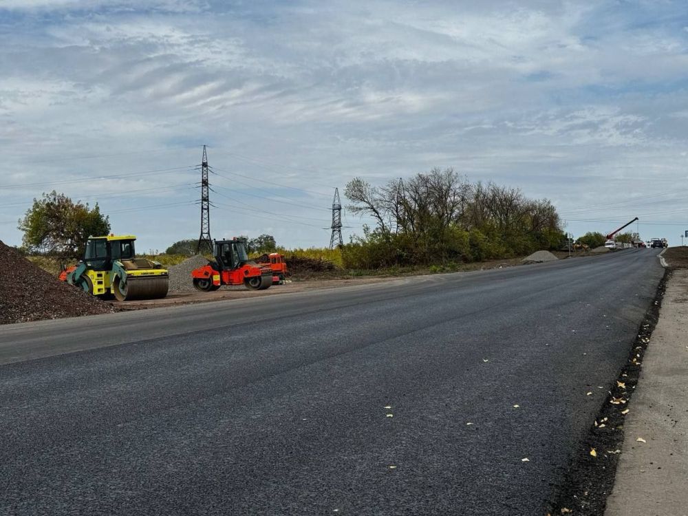 Завершаются дорожные работы на участке трассы по направлению Первомайск – Золотое