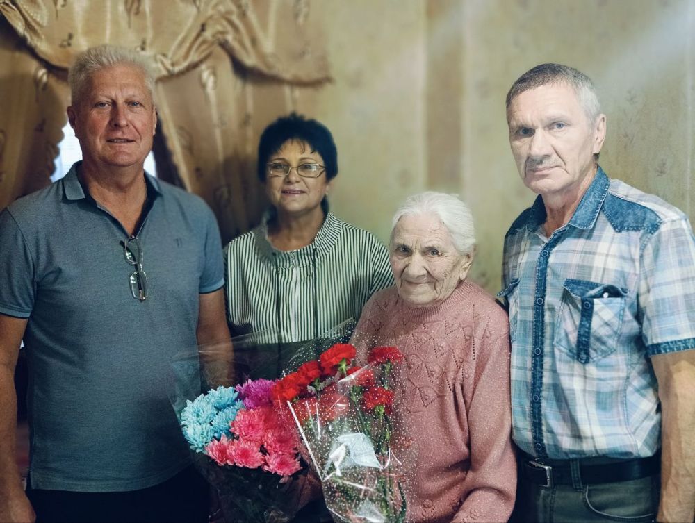 Сергей Козенко: Сегодня свой 95-летний юбилей отмечает жительница города Краснодона Герасименко Надежда Андреевна