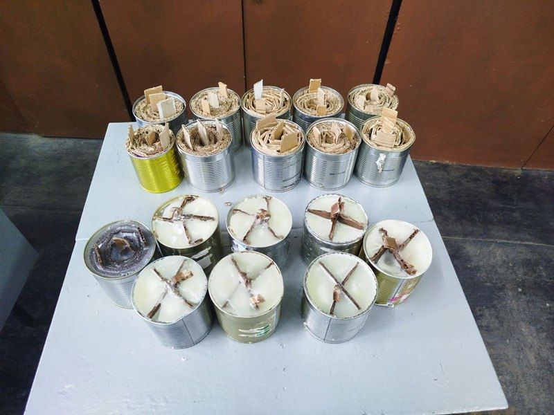 Студенты Молодогвардейского колледжа приняли участие в мастер-классе по изготовлению окопных свечей