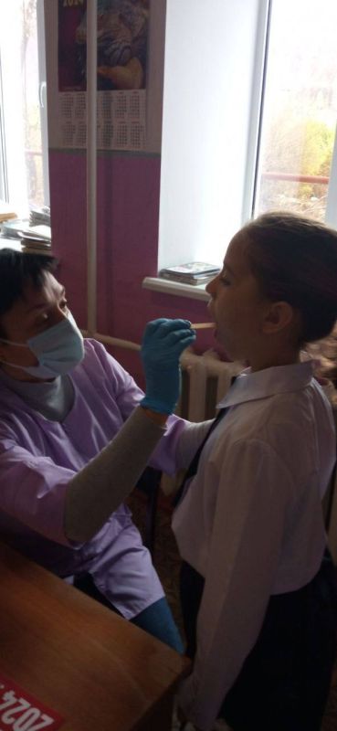 Педиатр Перевальской ЦРМБ осмотрела 117 детей г.Артемовск