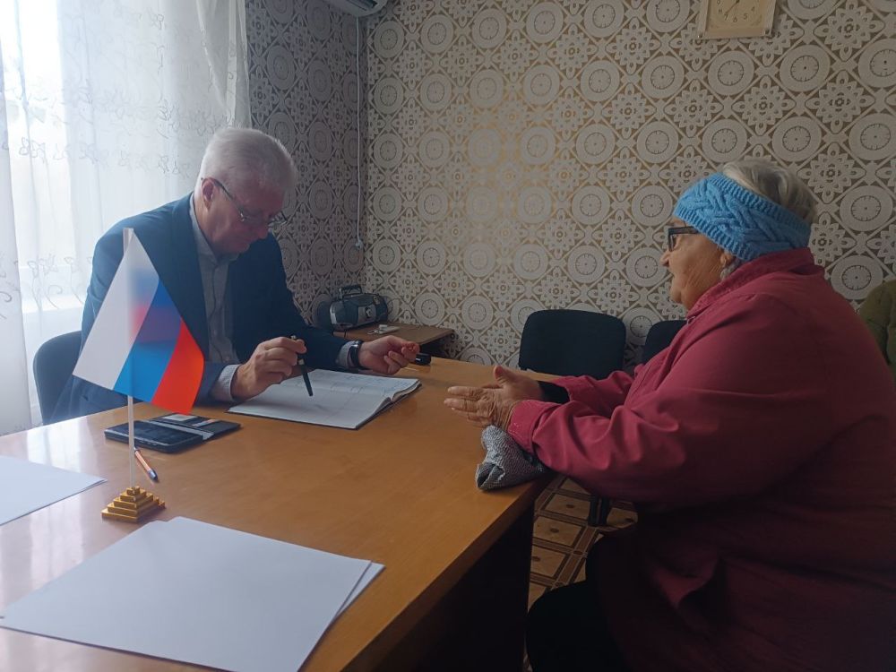 Сергей Козенко: Сегодня, согласно графику, провёл выездной прием в селе Великий Суходол