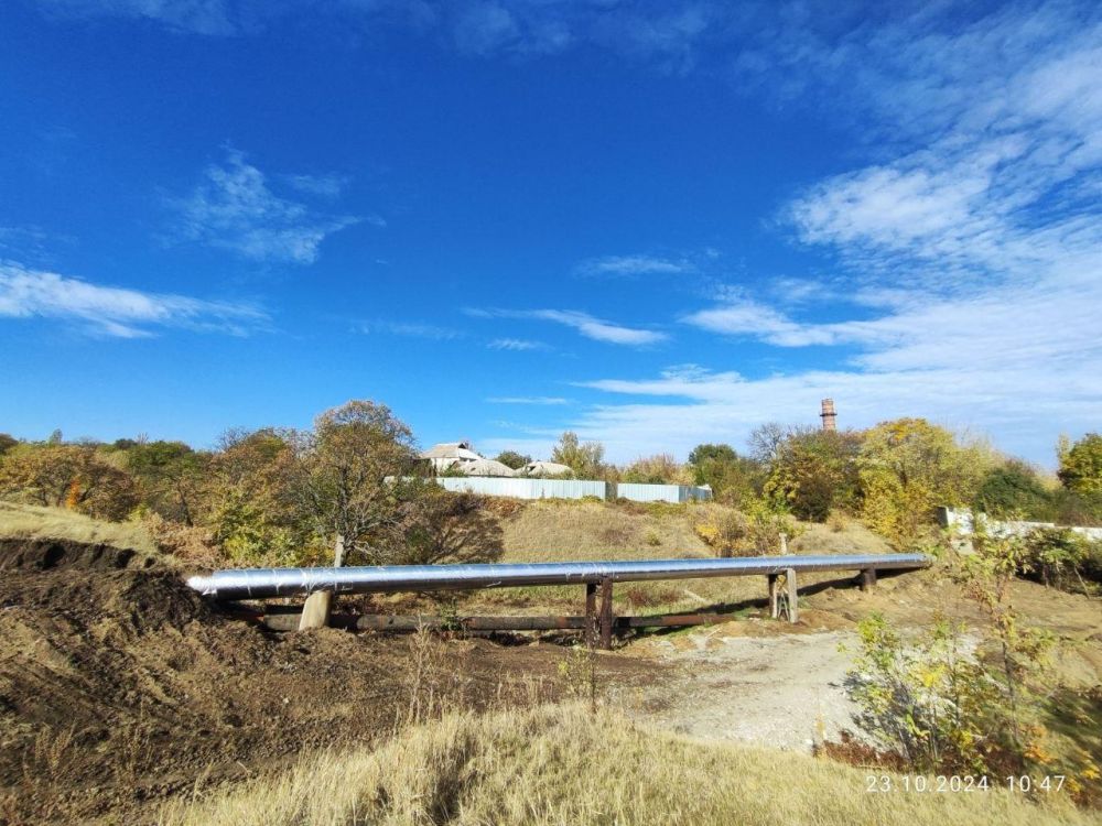 Омская область помогла восстановить водоводы в Стаханове