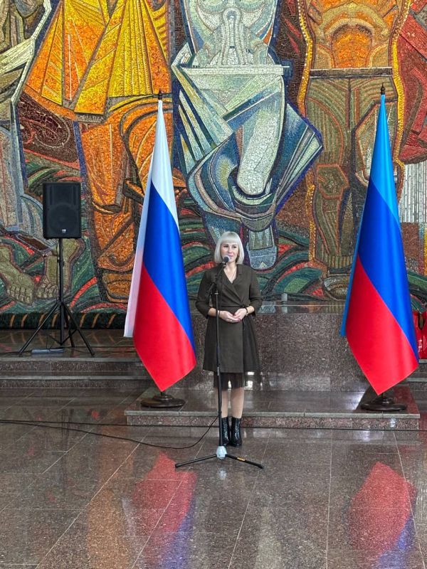 Инна Швенк: Приняла участие в награждении победителей конкурса "Моя родословная", которое состоялось в музее Молодая гвардия (Краснодон)