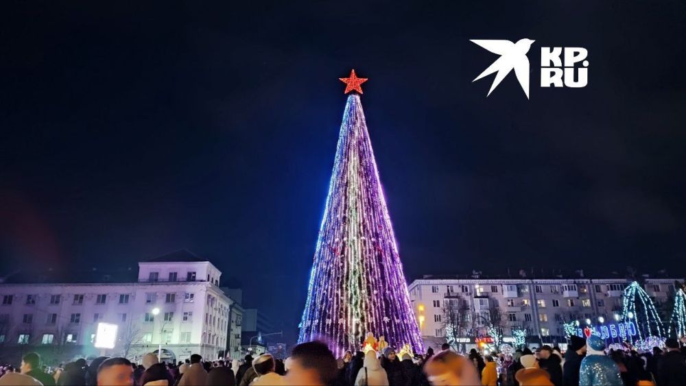 8 ёлок. Как и в прошлом году елок в городском округе Луганск будет восемь