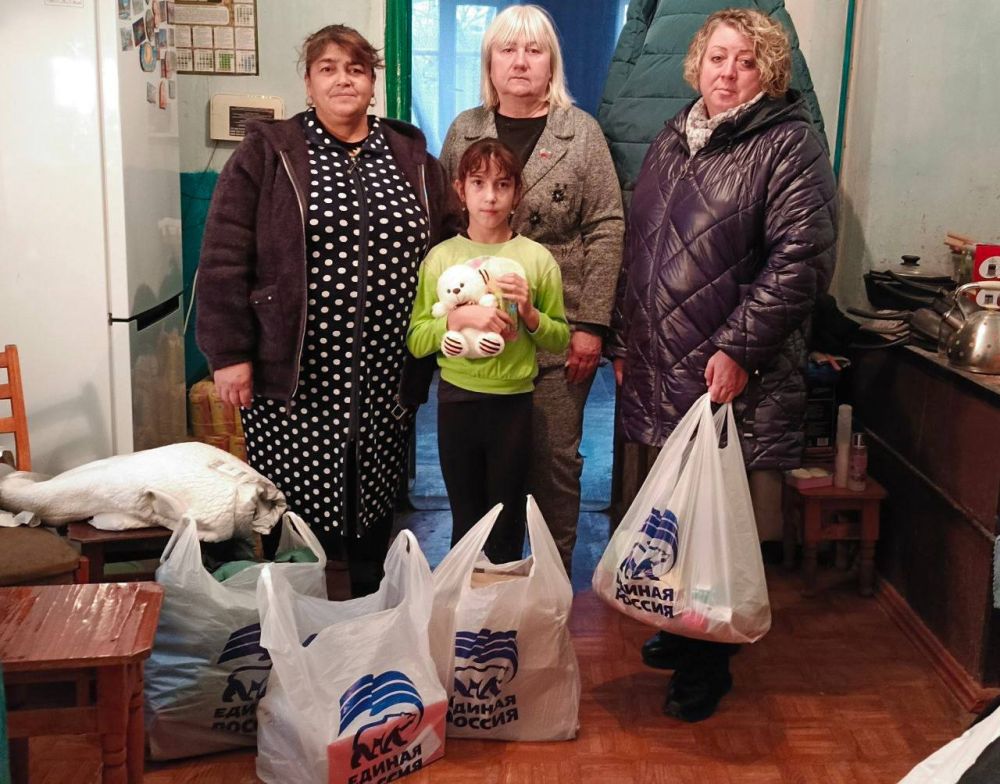 Светлана Гизай: Славяносербский Центр помощи продолжает оказывать помощь многодетным семьям с детьми