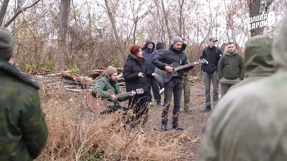 Липецкая музыкальная группа HELVEGEN выступила перед военнослужащими ЛНР