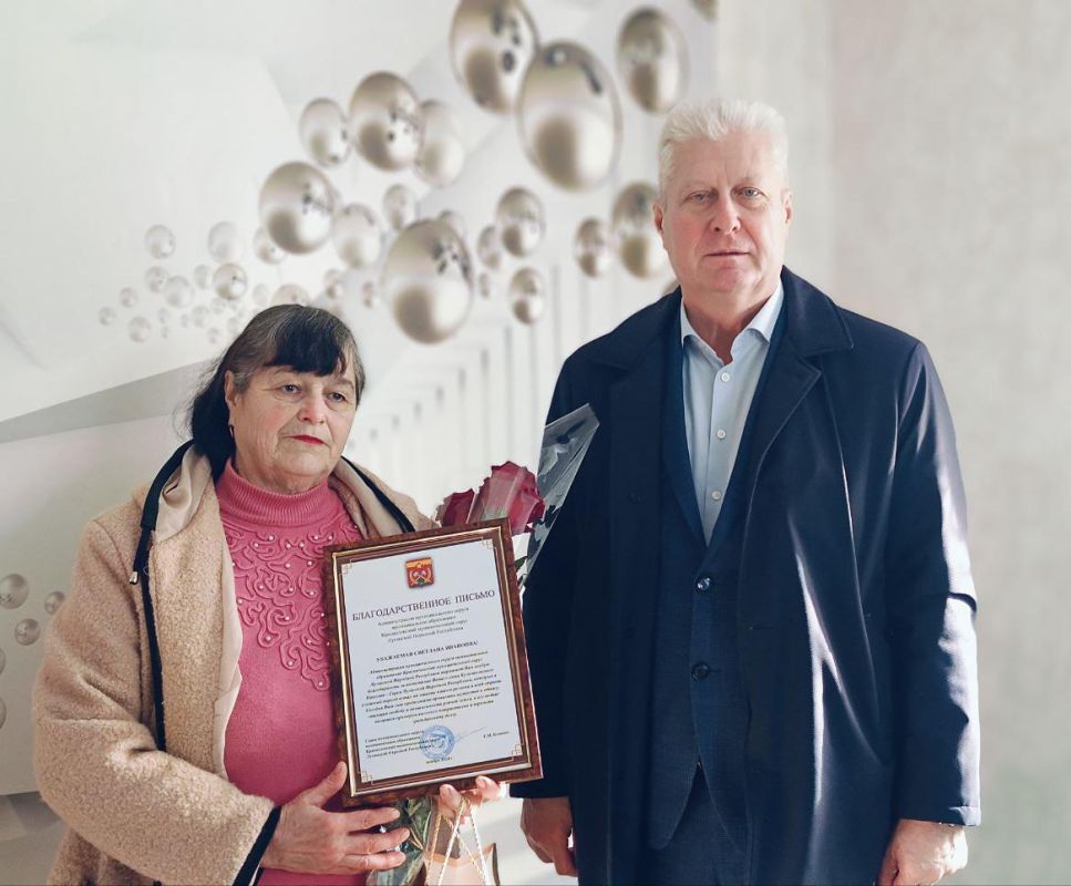 Визит Сергея Козенко к матери, воспитавшей Героя ЛНР