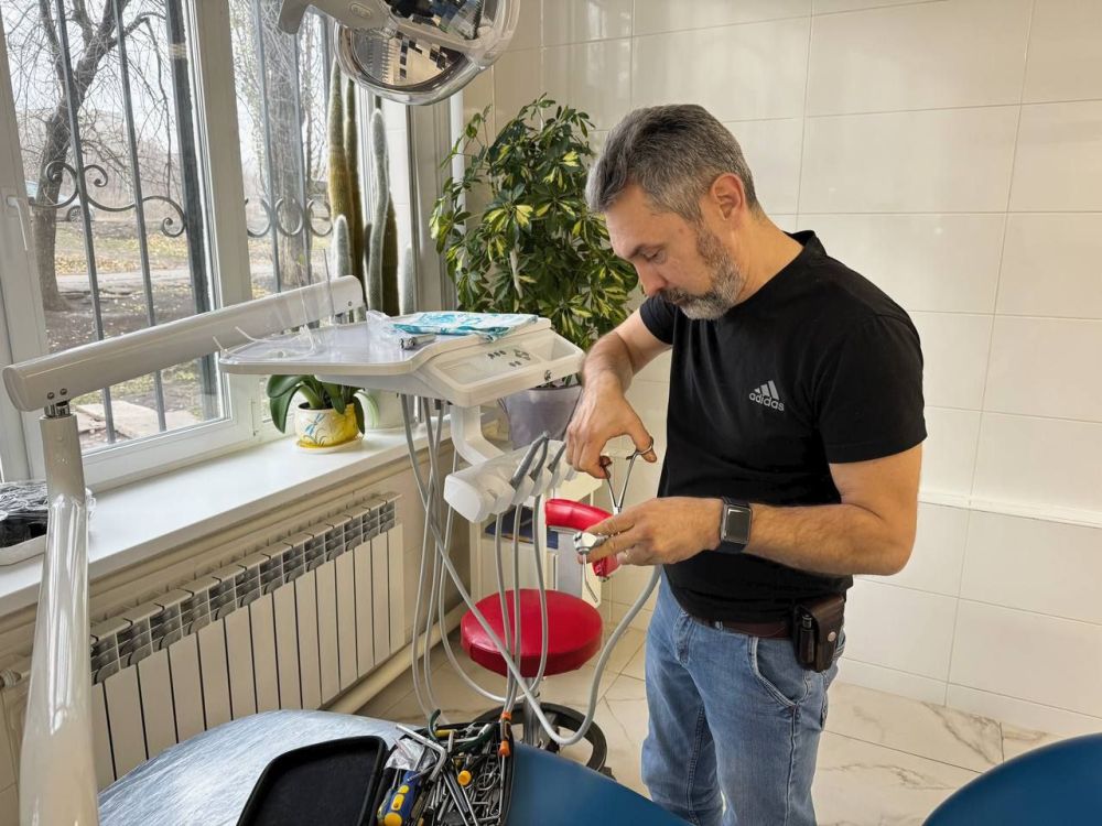 Сергей Колягин: Калужская область уже более полтора года оказывает помощь нашему стоматологическому отделению Первомайской центральной городской многопрофильной больницы