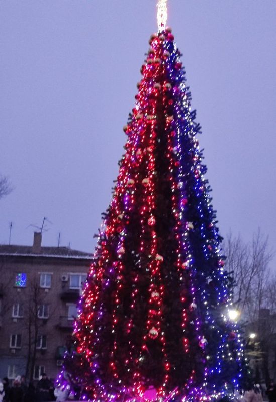 В Молодогвардейске состоялось открытие городской ёлки