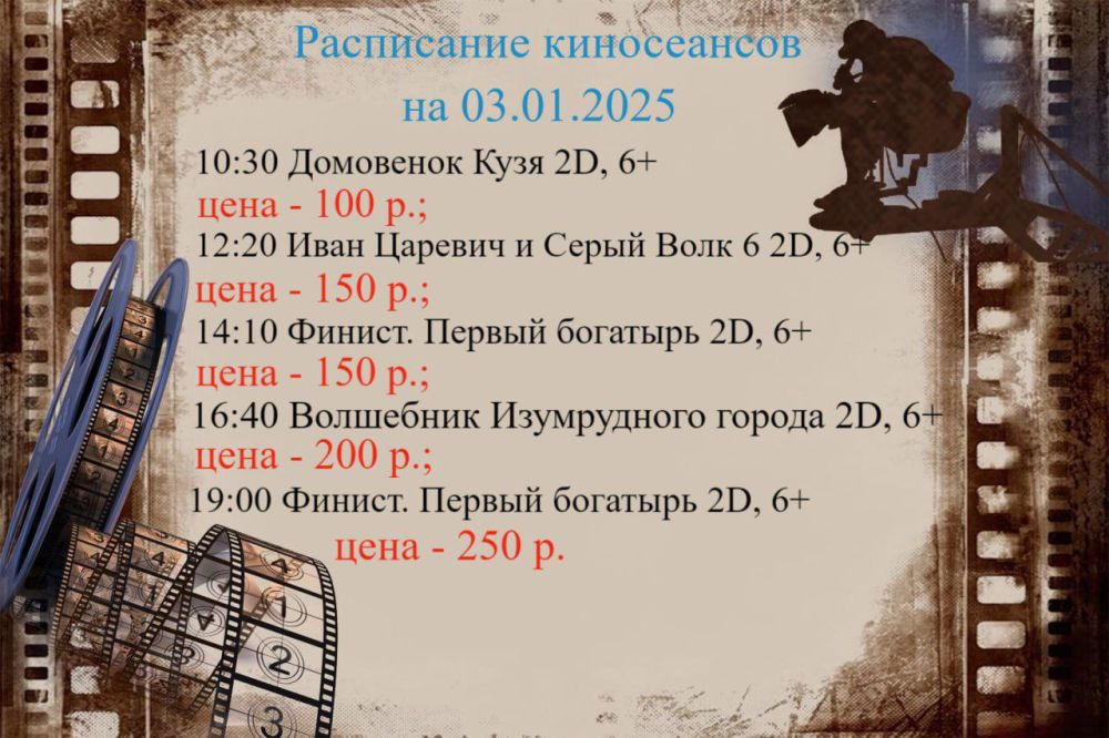 ���������� ���������� "������" �� 03.01.2025