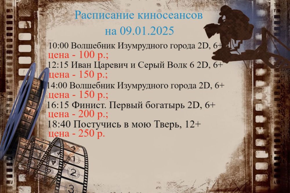 ���������� ���������� "������" �� 09.01.2025 �