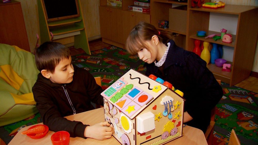 Игровая комната Суходольской специальной (коррекционной) школы-интерната пополнилась новым оборудованием