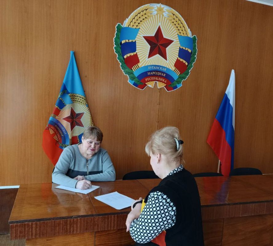 Прошел очередной выездной приём в Алмазной