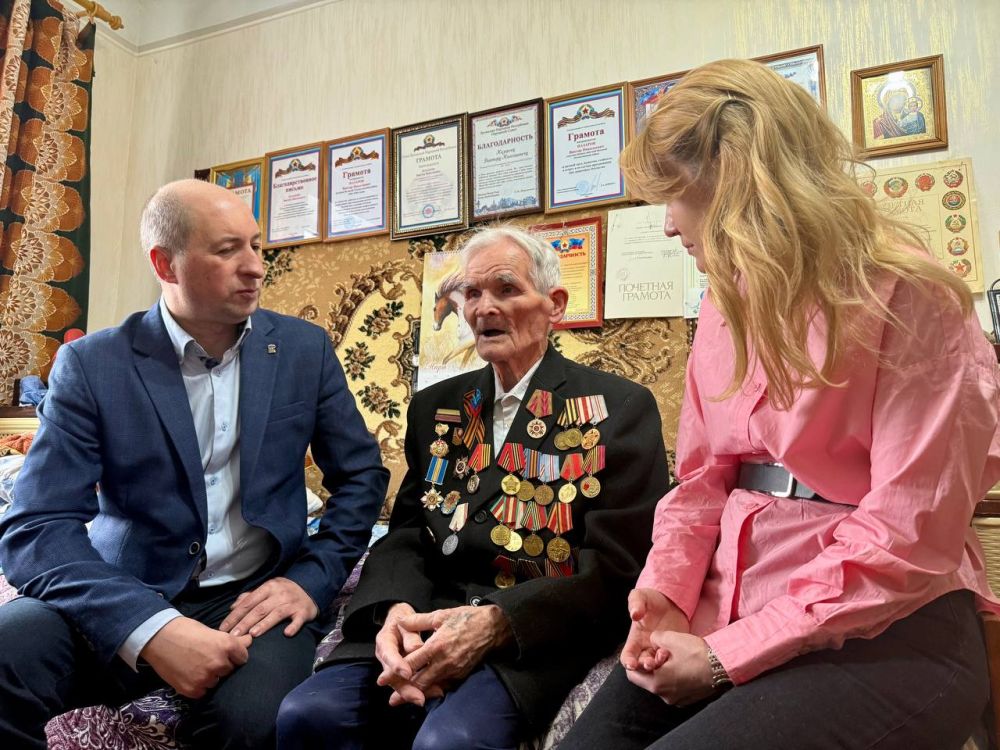 Дарья Лантратова: В Славяносербском районе живет Виктор Николаевич Назаров – ветеран Великой Отечественной войны