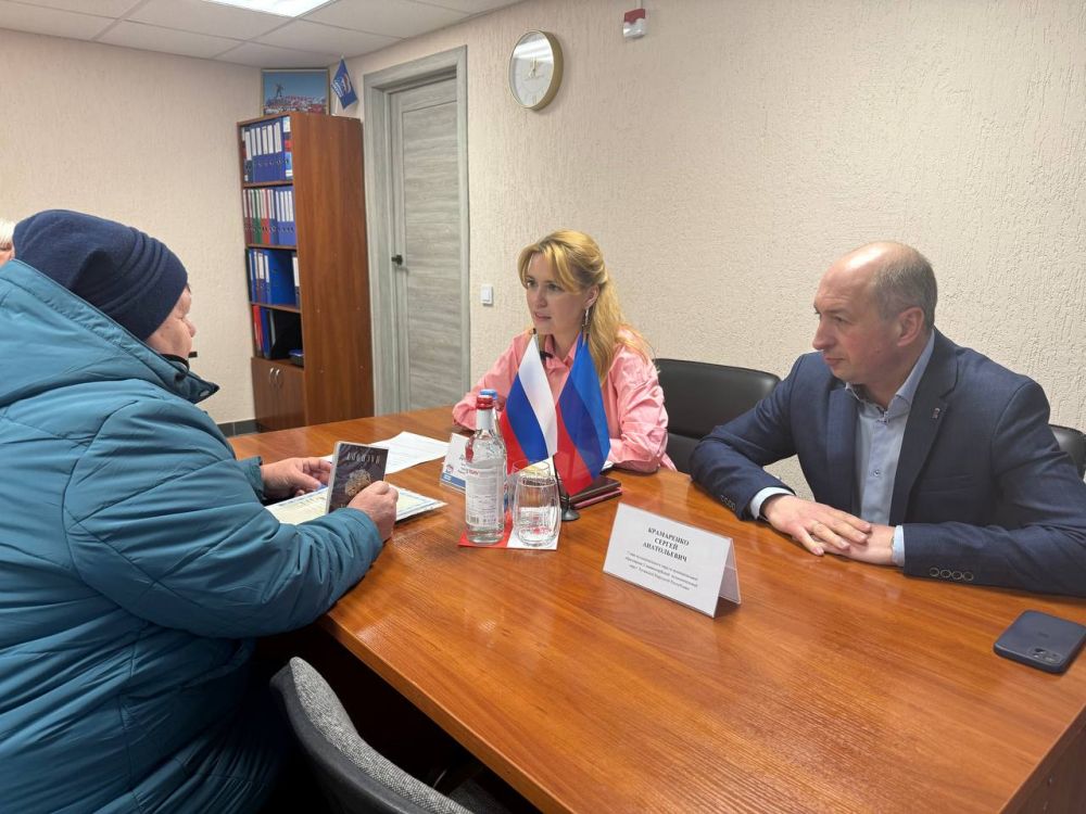 Дарья Лантратова: Прием граждан в этот раз проводила в Славяносербском районе