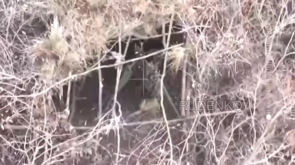 Андрей Руденко: Уничтожения минометной позиции 120-мм миномета 2Б11 украинских националистов, выявленной расчетом разведывательного беспилотного летательного аппарата в районе н.п