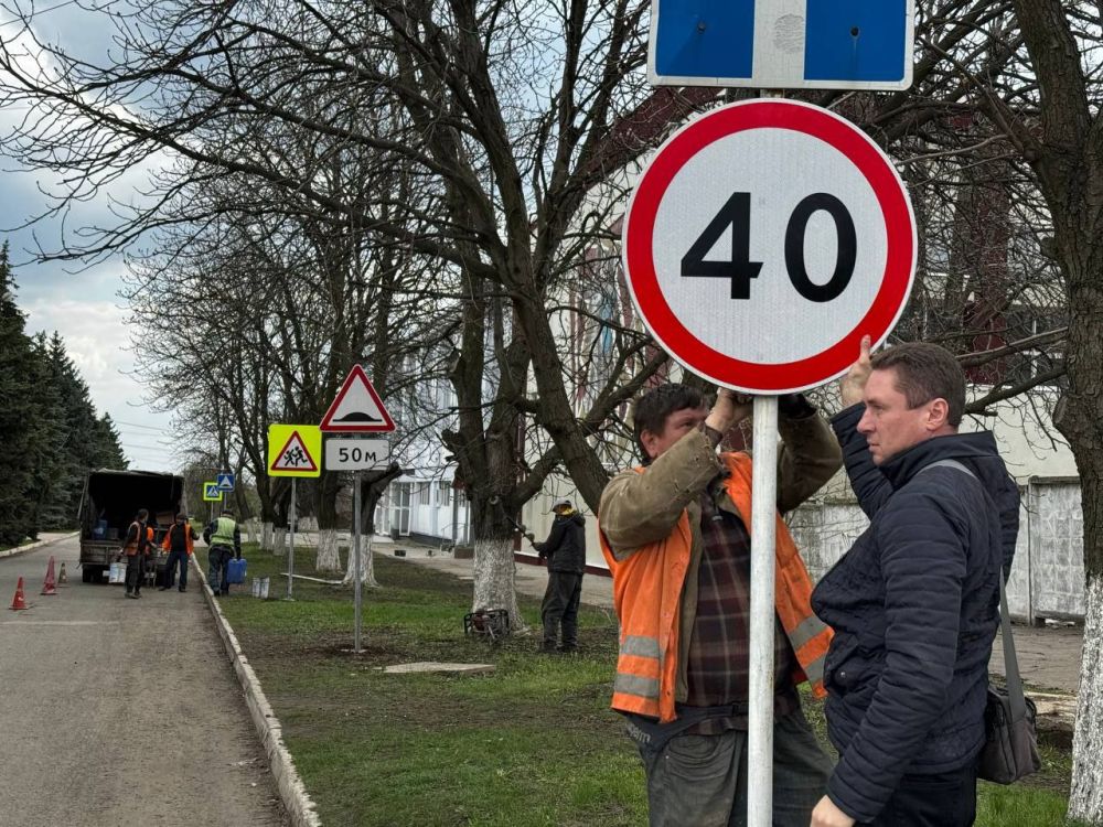 Сергей Колягин: Сотрудники Муниципального унитарного предприятия «Комбинат коммунальных услуг города Первомайска» продолжают активно работать над безопасностью дорожного движения в городском округе город Первомайск