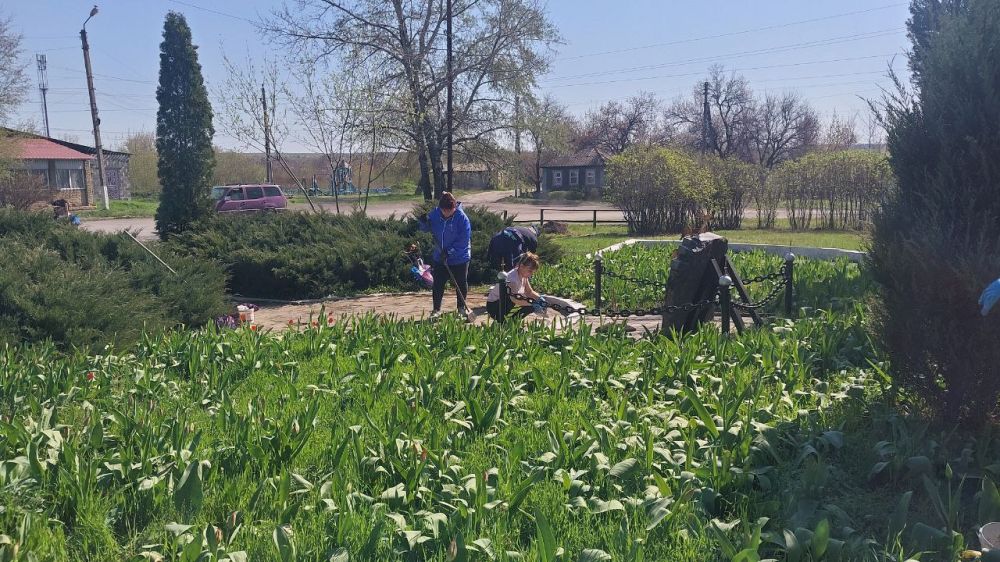 Активисты партийного проекта «Чистая страна» наводят порядок в муниципалитете