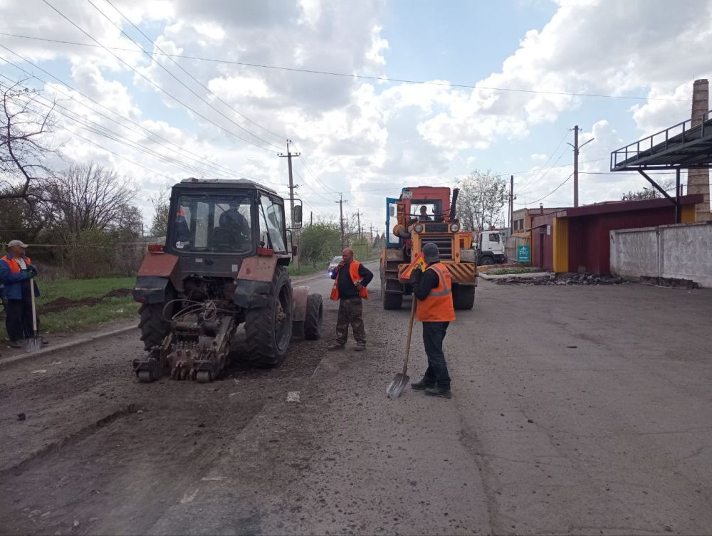 Андрей Рубанцов: Ямочный ремонт дорог начался в Ровеньках