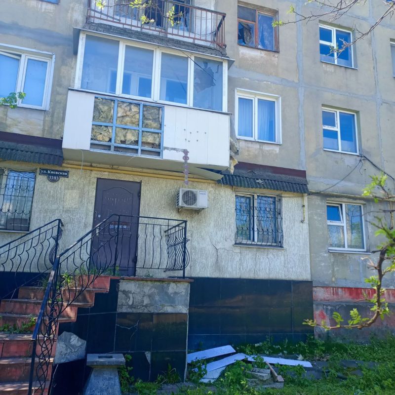 Вчера вражеский БПЛА нанес удар по Первомайску