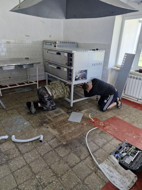 Ивановский подрядчик приступил к ремонтным работам в ГДОУ ЛНР Курячевский ясли-сад «Надежда»