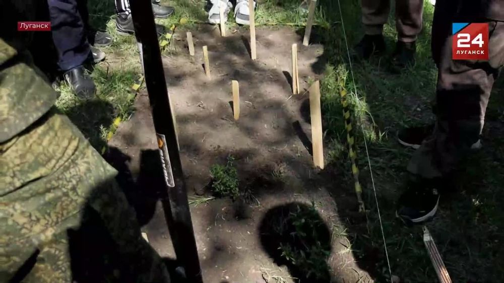 «80 ЛЕТ ПОБЕДЫ» – такую надпись высадили в Луганске