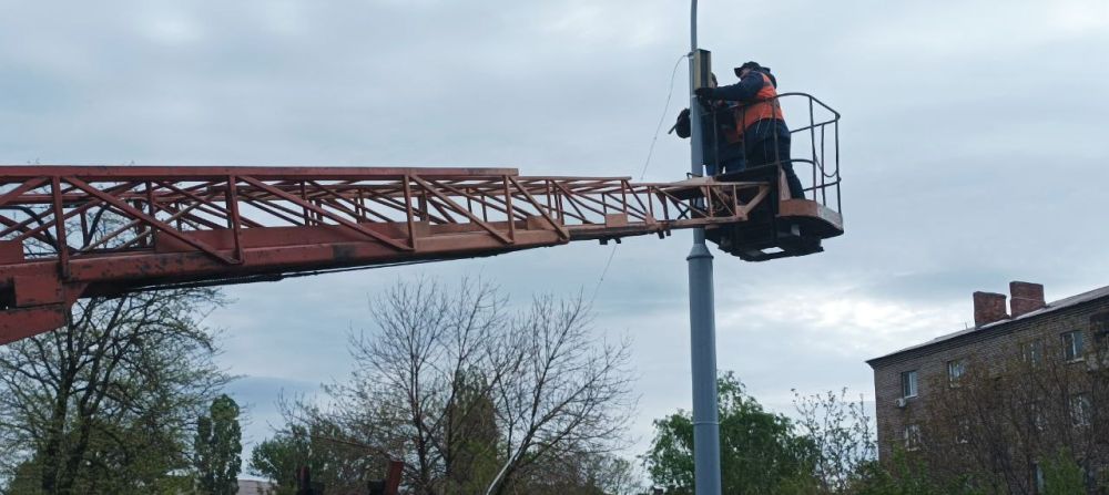 Город готовится ко Дню Победы