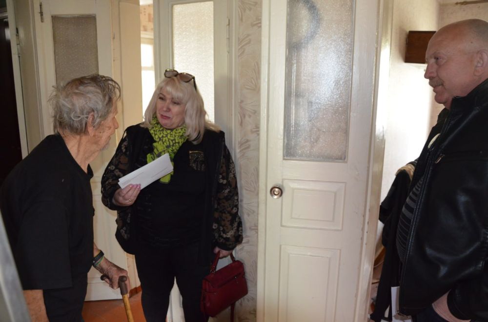 Вячеслав Третьяков: В городе Кременная в преддверии празднования Дня Победы состоялась акция, организованная благотворительным фондом «Мы вместе»