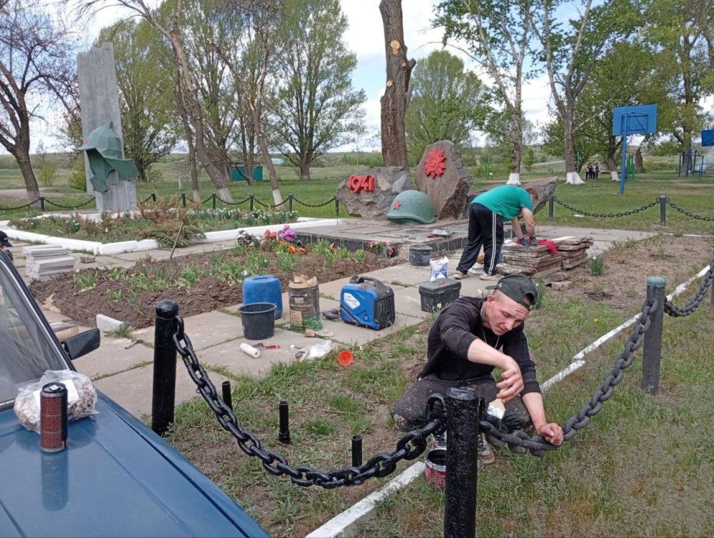 Андрей Рубанцов: В Ровеньках продолжаются работы по ремонту памятников ВОв