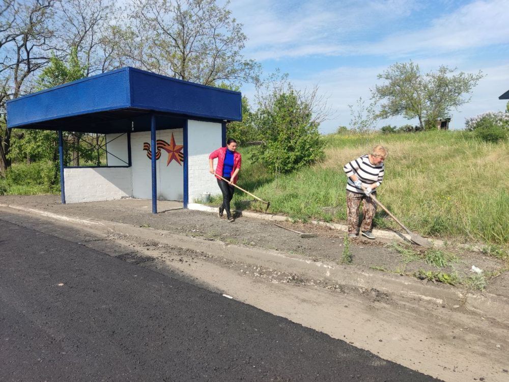 Жители Краснолучского округа активно участвуют в благоустройстве территорий