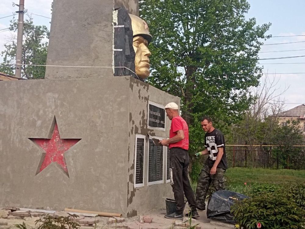 Андрей Рубанцов: В Ровеньках выполняются работы по ремонту памятников ВОВ