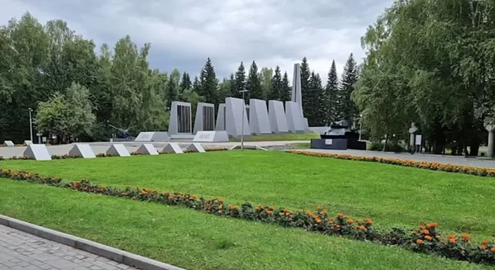 Школьники Алтая поздравили жителей ЛНР с Днем Победы